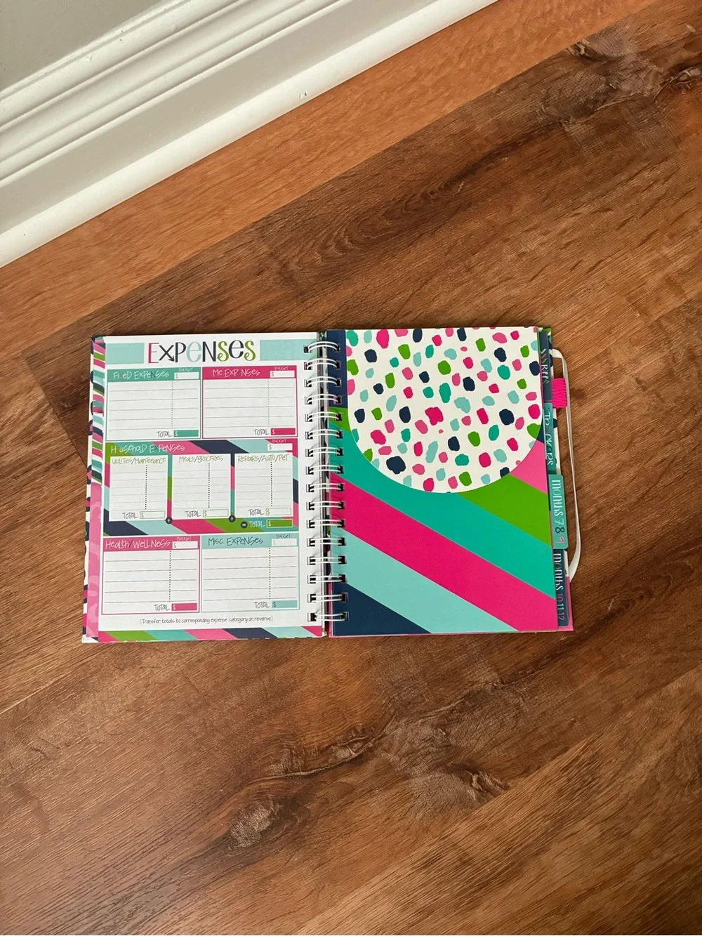 Denise Albright 12-Month Budget Planner, Bill & Expense Tracker, Undated, NWT